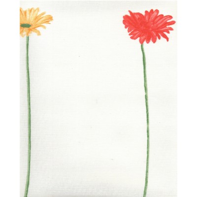 Ролеты тканевые Гербера цвет белый