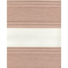 Ролеты тканевые Плиссе зебра цвет коричневый